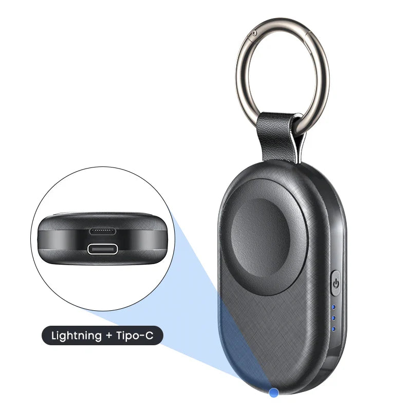 Carregador Portátil Compatível com Apple Watch PZOZ-Mini