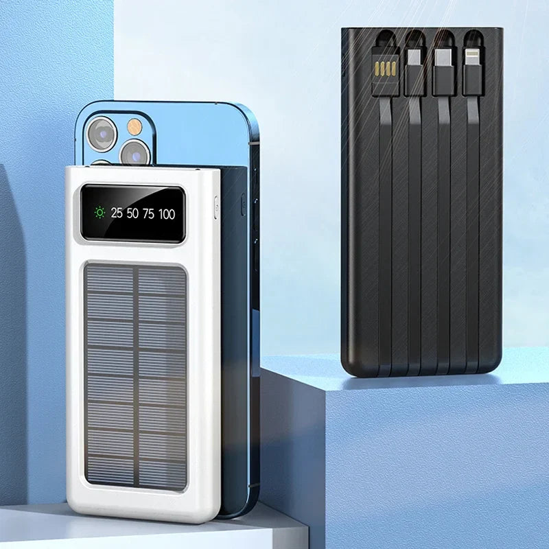 Carregador Portátil Solar de Alta Capacidade 200.000mAh