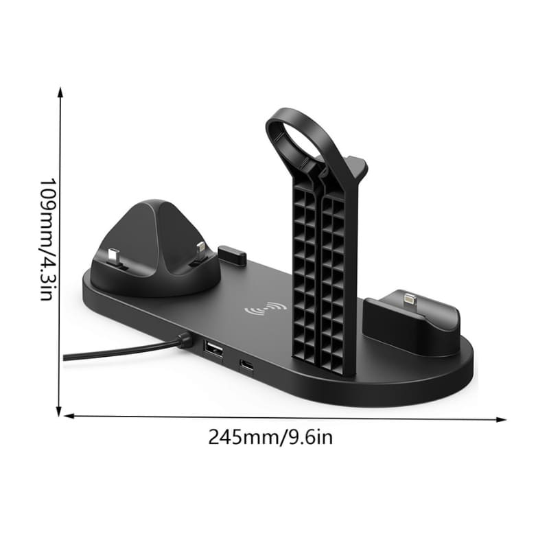 Carregador Sem Fio Multifuncional para iPhone e Samsung - Indução Rápida e Eficiente
