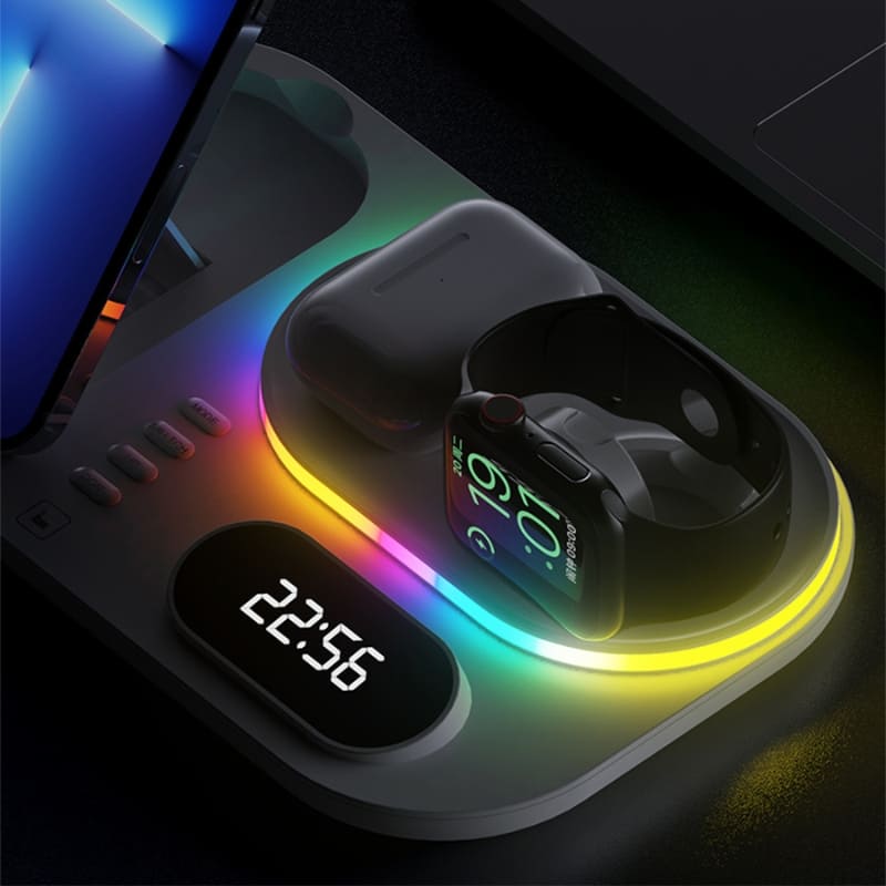 Carregador Sem Fio por Indução para iPhone, Samsung e Huawei