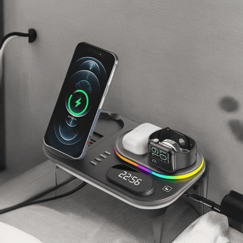 Carregador Sem Fio por Indução para iPhone, Samsung e Huawei