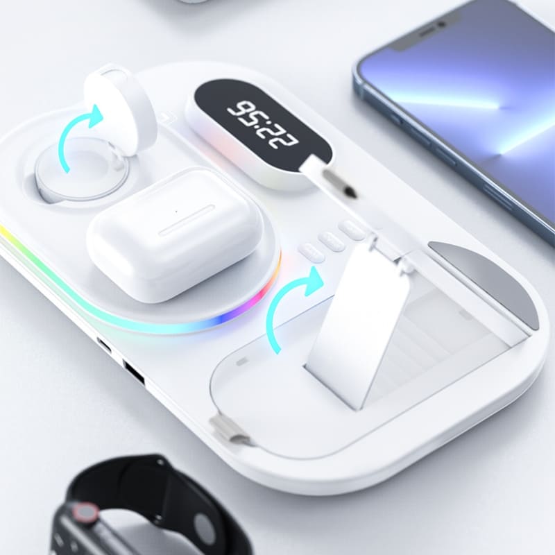 Carregador Sem Fio por Indução para iPhone, Samsung e Huawei