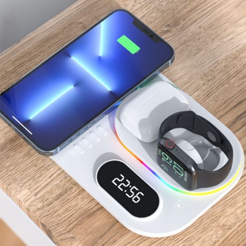 Carregador Sem Fio por Indução para iPhone, Samsung e Huawei