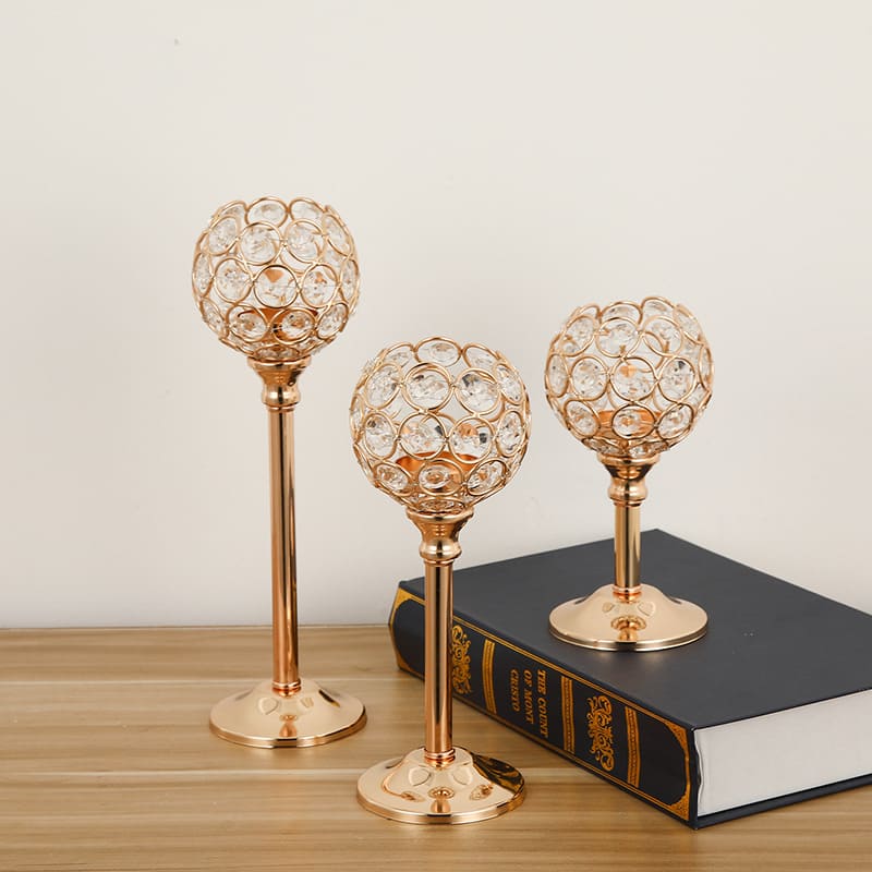 Castiçais de Velas Decorativos de Luxo - Suporte Elegante para Decoração