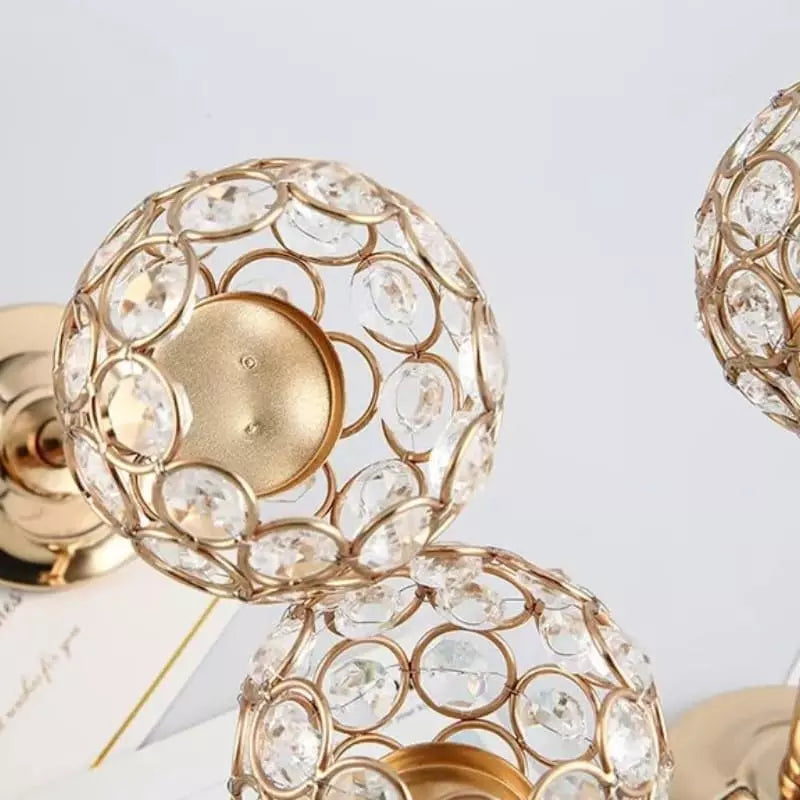 Castiçais de Velas Decorativos de Luxo - Suporte Elegante para Decoração