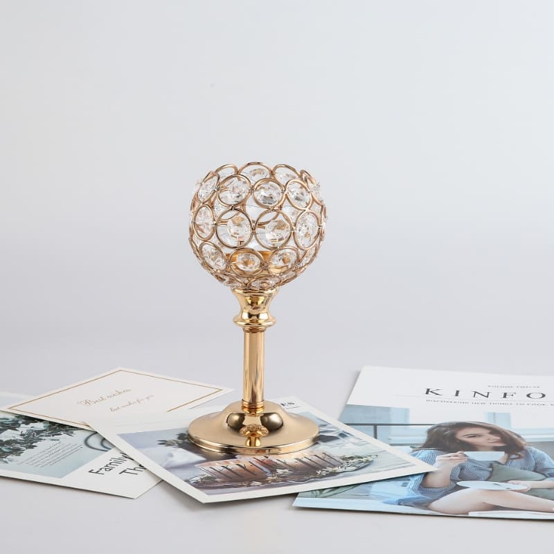 Castiçais de Velas Decorativos de Luxo - Suporte Elegante para Decoração