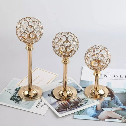 Castiçais de Velas Decorativos de Luxo - Suporte Elegante para Decoração