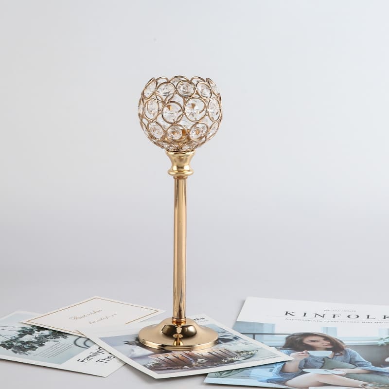 Castiçais de Velas Decorativos de Luxo - Suporte Elegante para Decoração