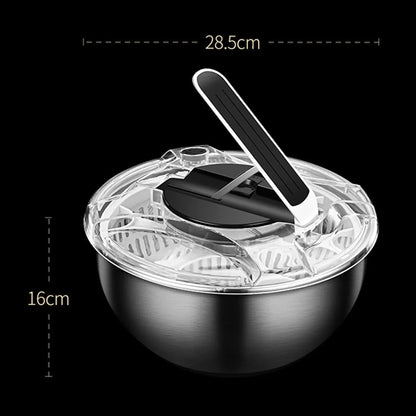 Centífuga de Salada com Bowl em Aço Inoxidável - Eficiente e Durável