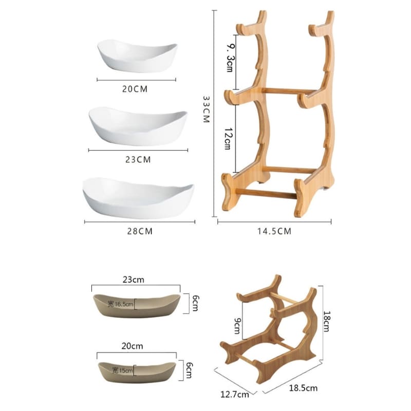 Fruteira de Mesa Cesta de Bambu Chique - Fruteira Decorativa