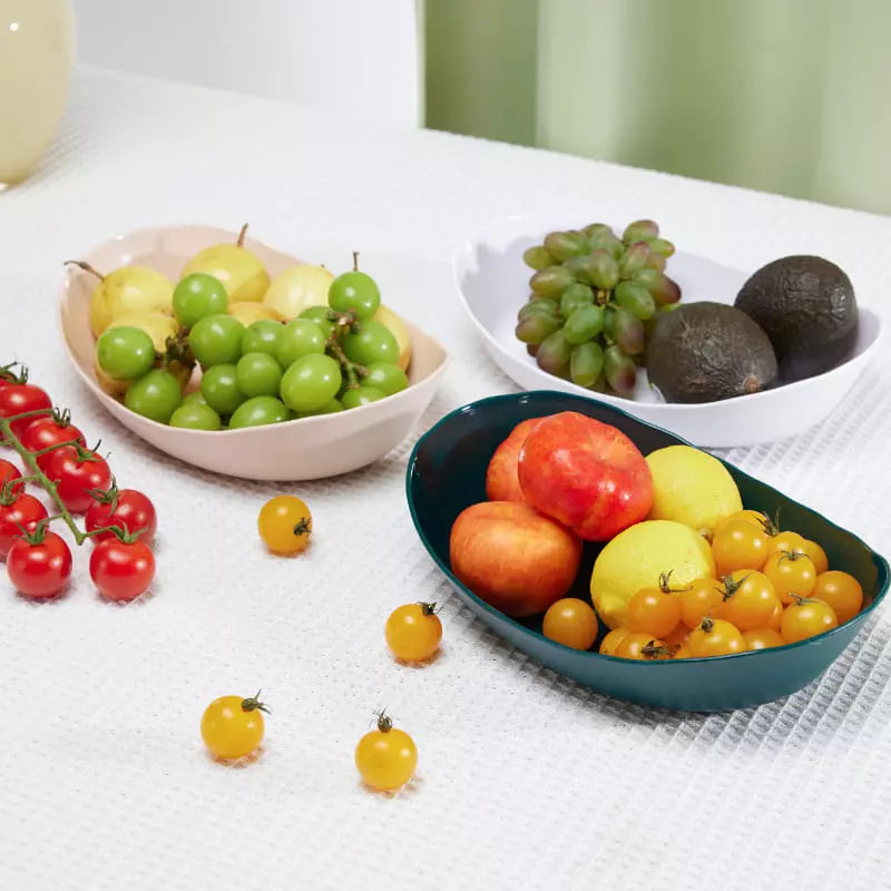 Fruteira de Mesa Cesta de Bambu Chique - Fruteira Decorativa