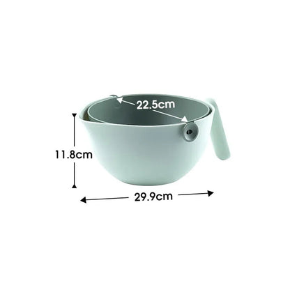 Cesto Escorredor de Alimentos 2 em 1 - Multifuncional e Prático