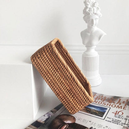 Cesto de Vime Multiuso para Banheiro - Organizador Decorativo