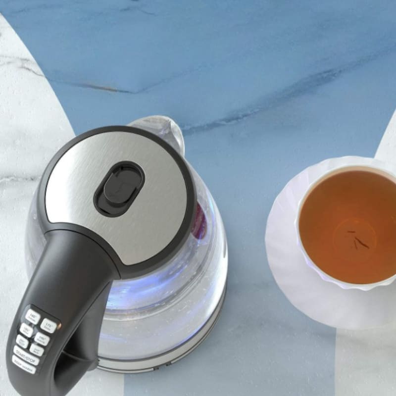 Chaleira Elétrica 2L em Borossilicato 110v/220v - Ideal para Chá e Café