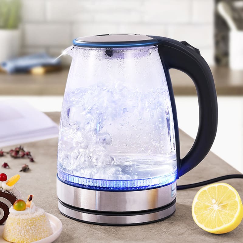 Chaleira Elétrica 2L em Borossilicato 110v/220v - Ideal para Chá e Café