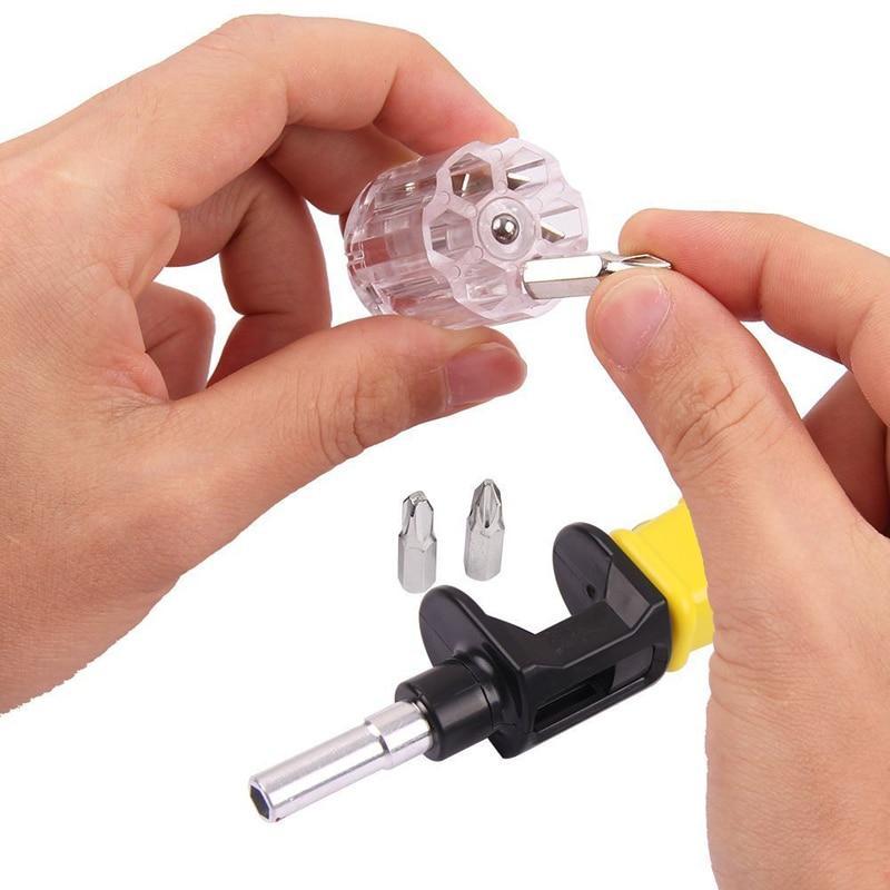 Chave de Fenda Multifuncional 6 em 1 - Ferramenta de Precisão para Manutenção e Reparos