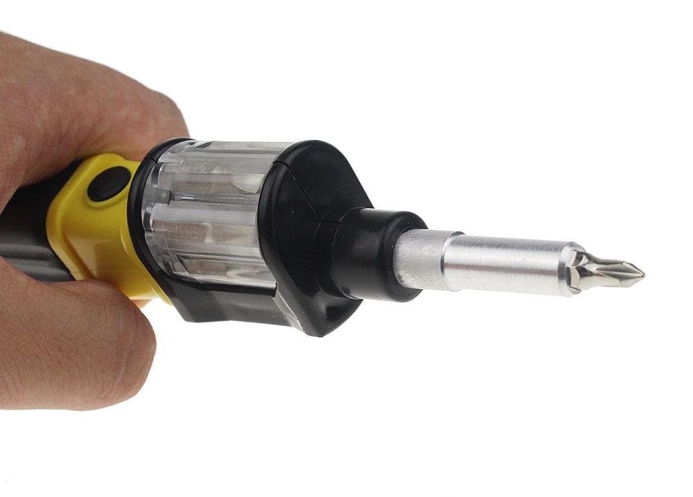 Chave de Fenda Multifuncional 6 em 1 - Ferramenta de Precisão para Manutenção e Reparos