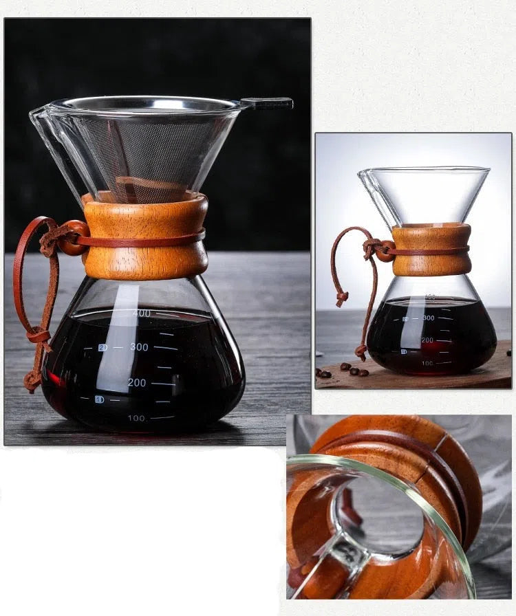 Chemex Coffee Maker - Elegantly Brewed Pour-Over Coffee Carafe
