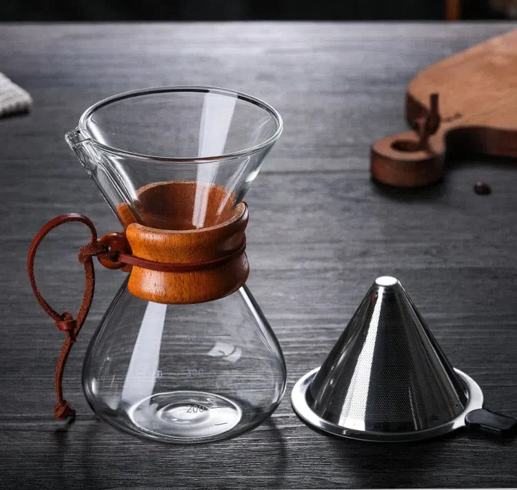 Chemex Coffee Maker - Elegantly Brewed Pour-Over Coffee Carafe