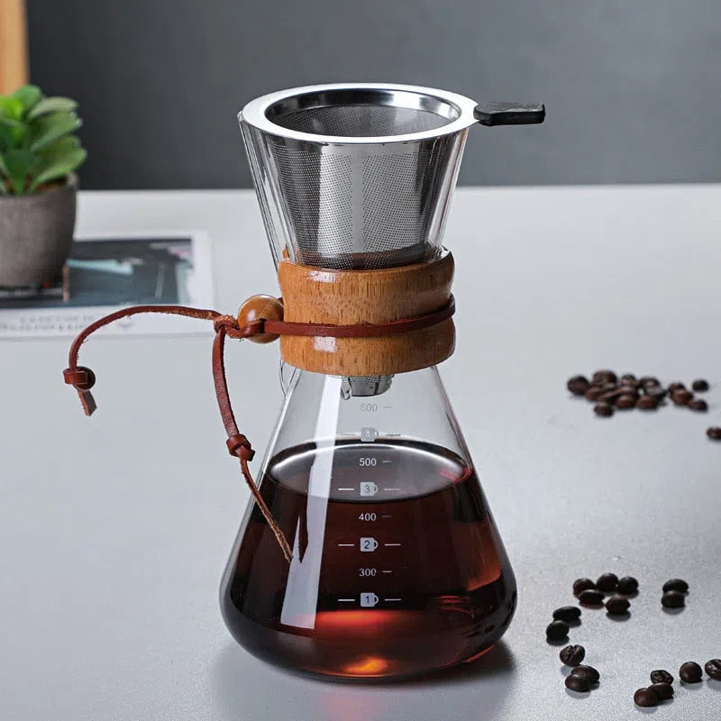 Chemex Coffee Maker - Elegantly Brewed Pour-Over Coffee Carafe