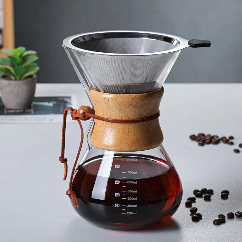 Chemex Coffee Maker - Elegantly Brewed Pour-Over Coffee Carafe