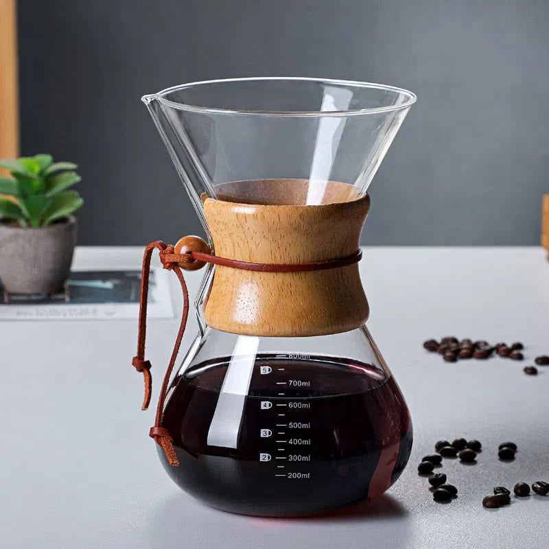 Chemex Coffee Maker - Elegantly Brewed Pour-Over Coffee Carafe