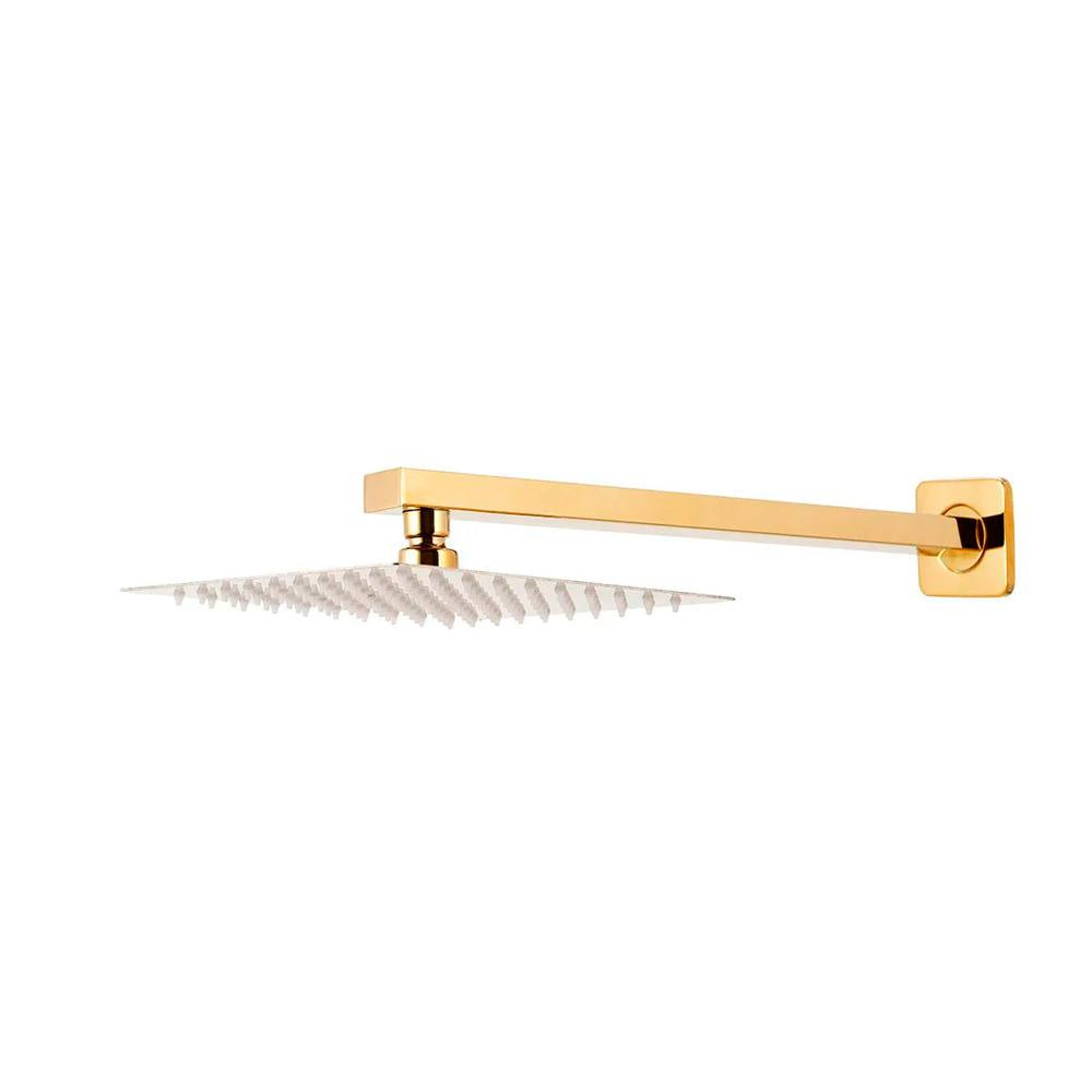Chuveiro Dourado de Aço Inoxidável para Banheiro - Design Moderno e Elegante