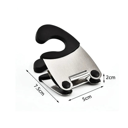 Clips para Panelas com Suporte para Colheres - Acessório Prático de Cozinha