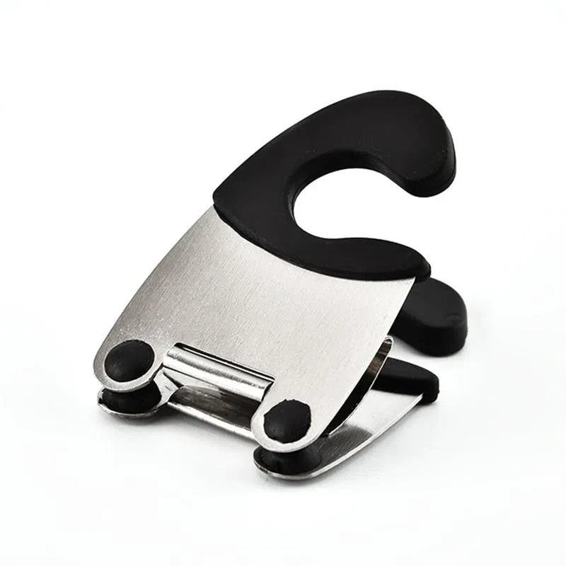 Clips para Panelas com Suporte para Colheres - Acessório Prático de Cozinha