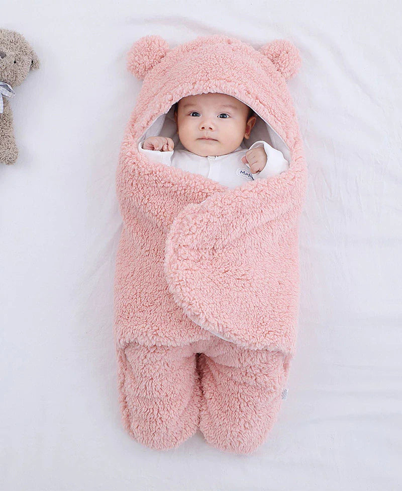 Cobertor de Ursinho para Bebê - Seguro, Confortável e Ideal para Dormir