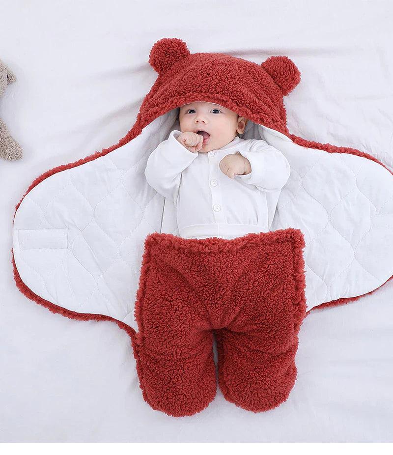 Cobertor de Ursinho para Bebê - Seguro, Confortável e Ideal para Dormir