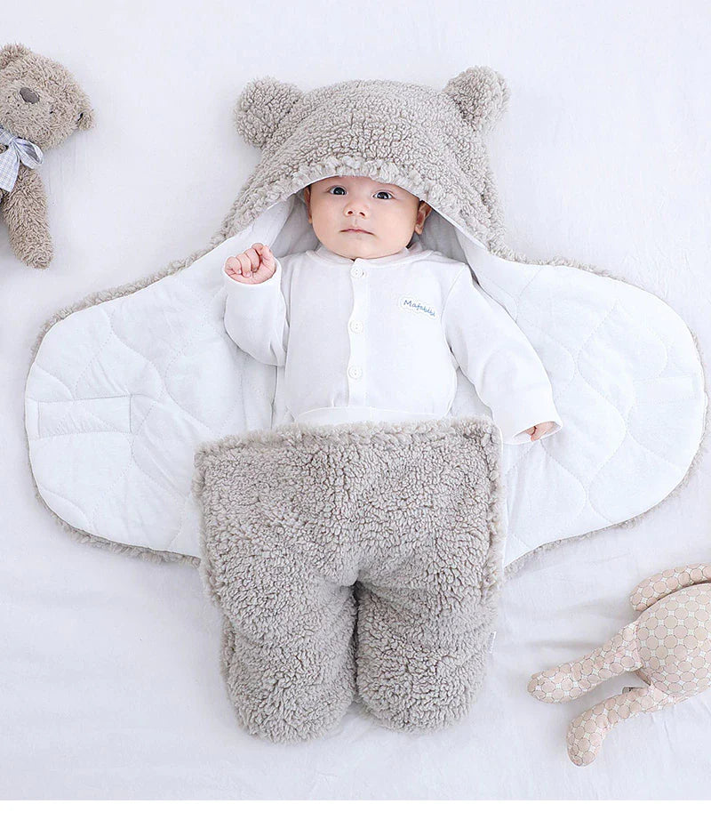 Cobertor de Ursinho para Bebê - Seguro, Confortável e Ideal para Dormir