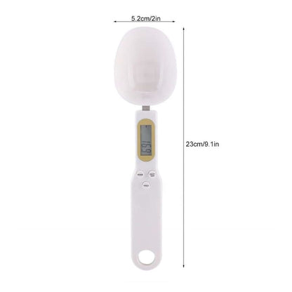 Colher Medidora Digital com Balança Integrada - Precisão na Cozinha