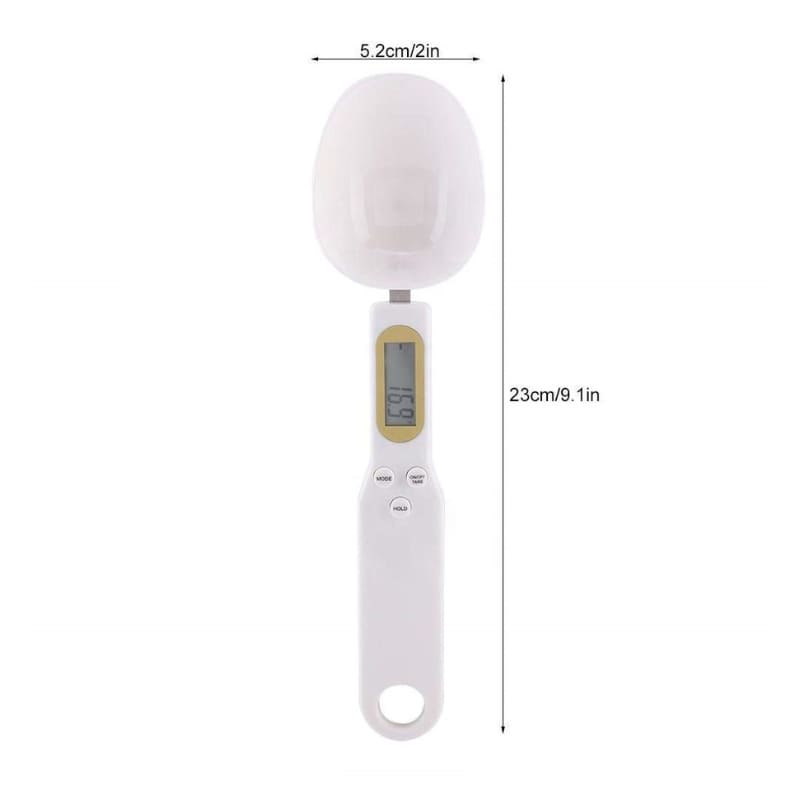Colher Medidora Digital com Balança Integrada - Precisão na Cozinha
