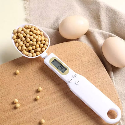 Colher Medidora Digital com Balança Integrada - Precisão na Cozinha