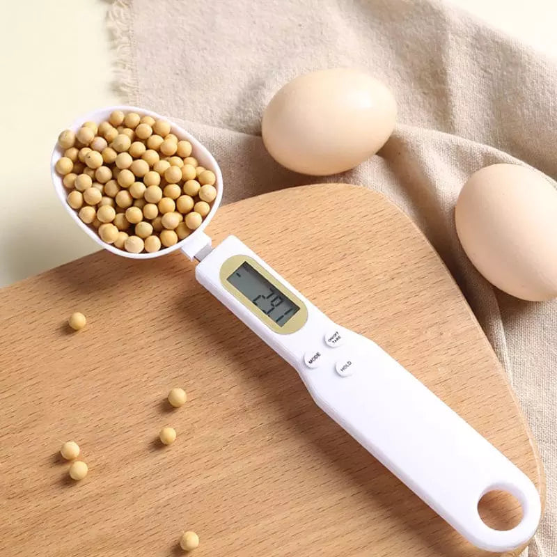 Colher Medidora Digital com Balança Integrada - Precisão na Cozinha