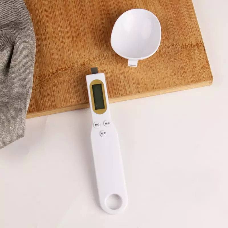 Colher Medidora Digital com Balança Integrada - Precisão na Cozinha