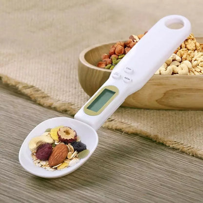 Colher Medidora Digital com Balança Integrada - Precisão na Cozinha