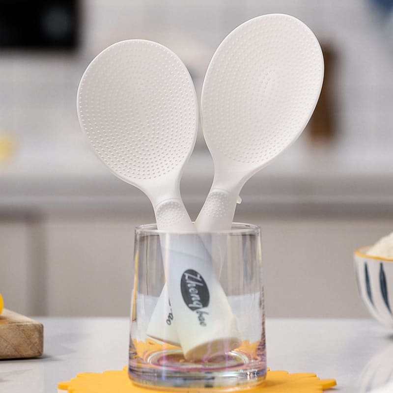 Colher de Arroz Antiaderente em Silicone - Utensílio de Cozinha Prático e Durável