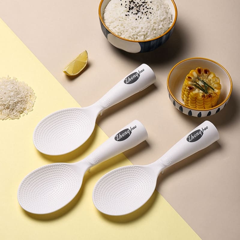 Colher de Arroz Antiaderente em Silicone - Utensílio de Cozinha Prático e Durável