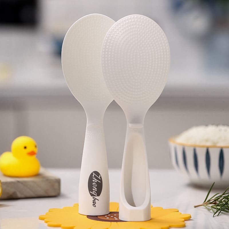 Colher de Arroz Antiaderente em Silicone - Utensílio de Cozinha Prático e Durável