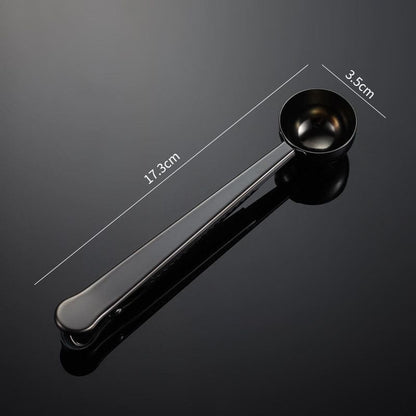 Colher de Café com Presilha de Inox para Prender Embalagens