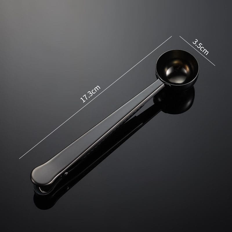 Colher de Café com Presilha de Inox para Prender Embalagens