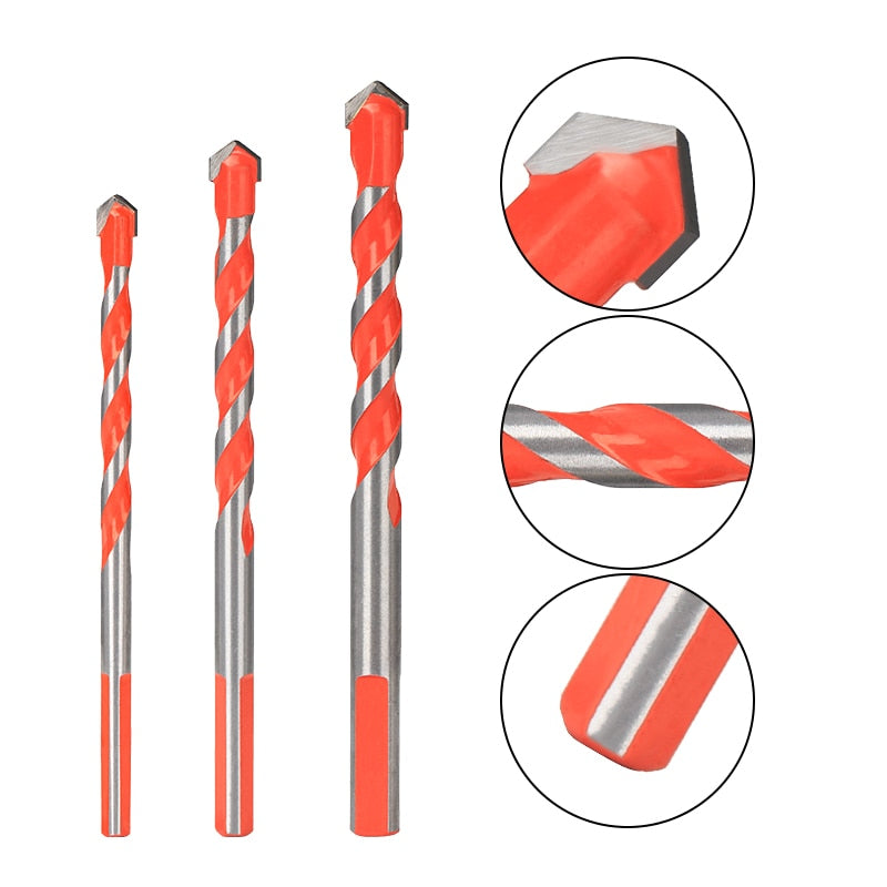 Conjunto Completo de Brocas Diamantadas Super Drill para Perfuração Eficiente