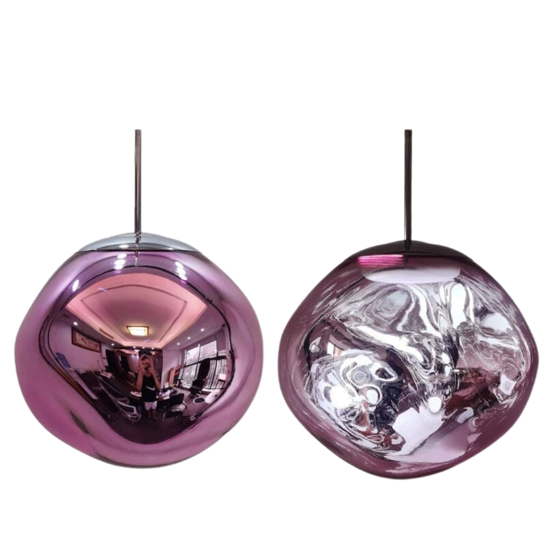 Conjunto Completo de Lustre Pendente Moderno Luxuoso em Lava Macaron Estilo Nórdico