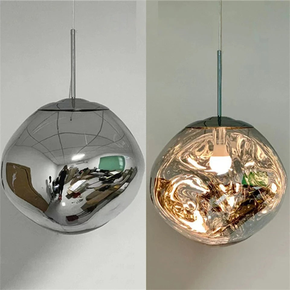 Conjunto Completo de Lustre Pendente Moderno Luxuoso em Lava Macaron Estilo Nórdico