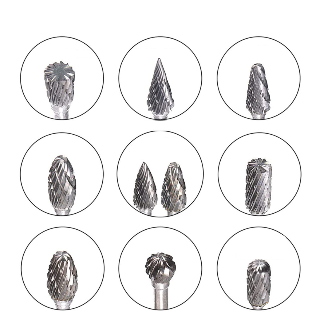 Conjunto de 10 Brocas Rotativas para Perfuração de Precisão