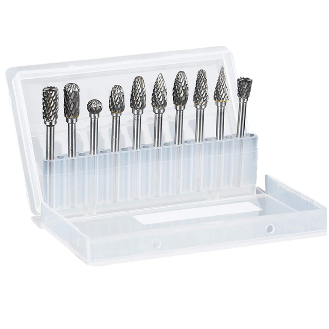 Conjunto de 10 Brocas Rotativas para Perfuração de Precisão