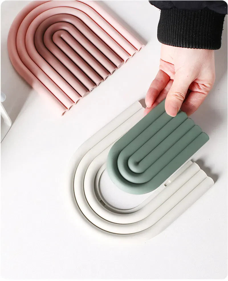Conjunto de 2 Porta Copos de Silicone Estilo Nórdico Colorido