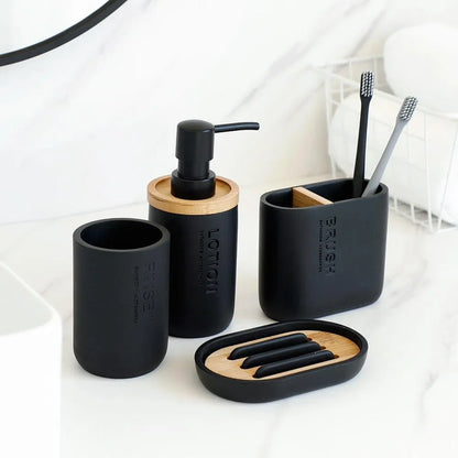 Conjunto de Acessórios para Banheiro - Conjunto Completo para Decoração de Banheiro